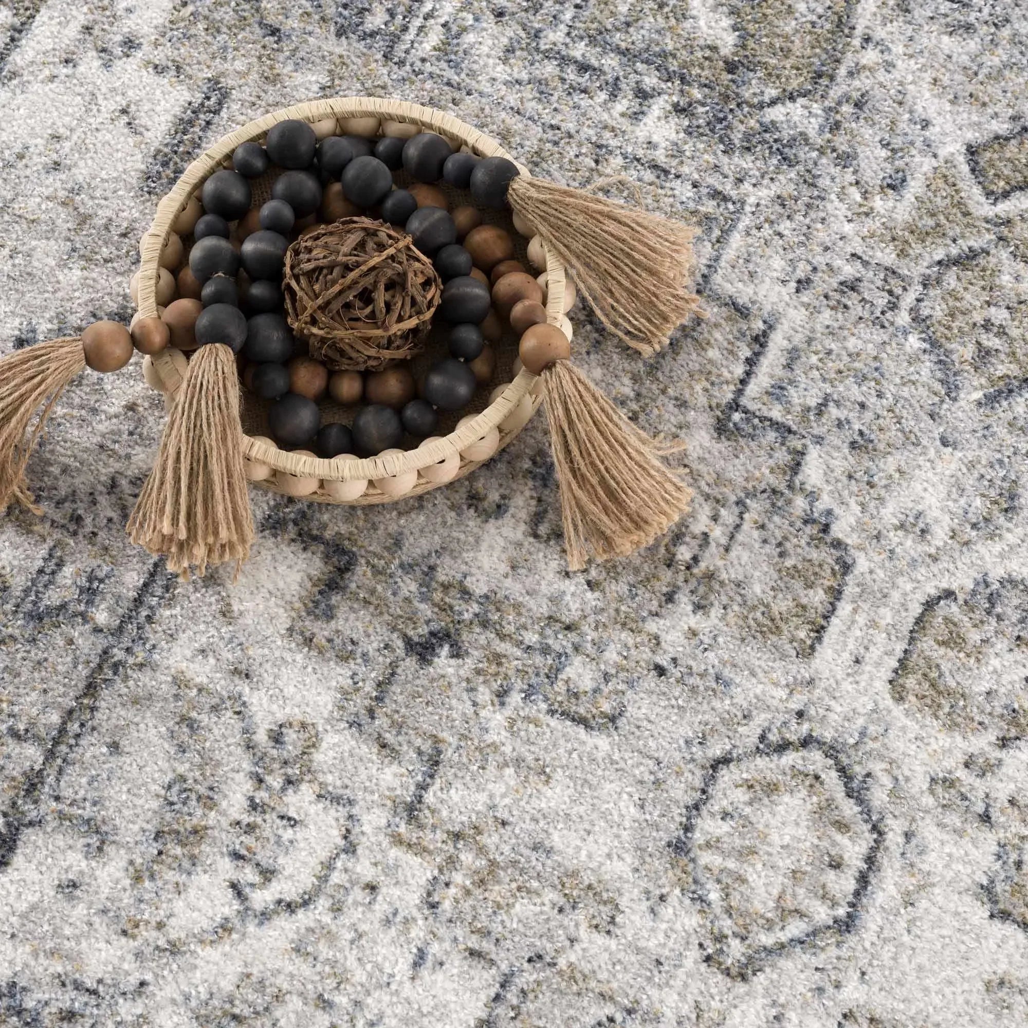 Olive Hera Washable Area Rug - The Mayfair Hall