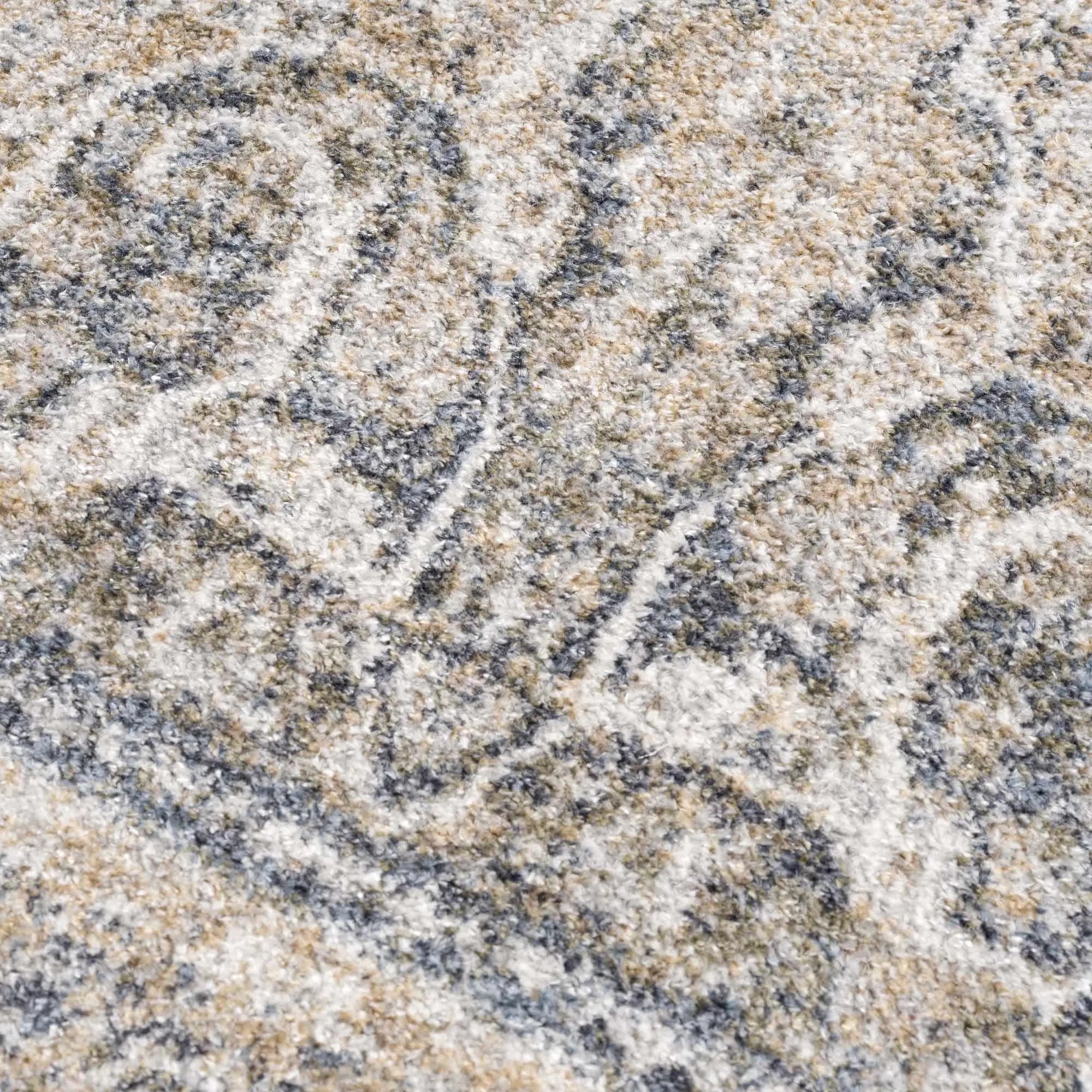 Arias Beige, Medium Gray, Medium Brown, Navy Washable Rug