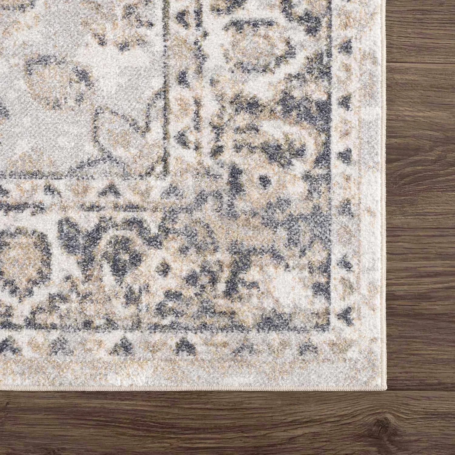 Rudo Beige Washable Area Rug - The Mayfair Hall