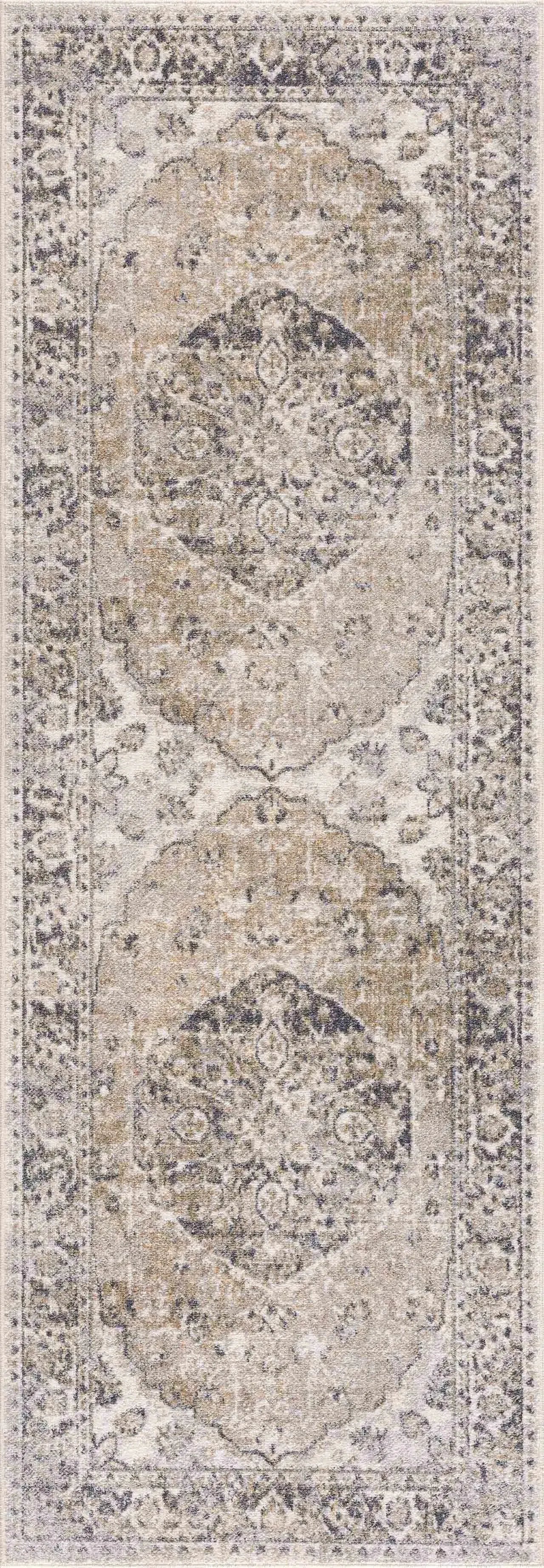 Rudo Beige Washable Area Rug - The Mayfair Hall