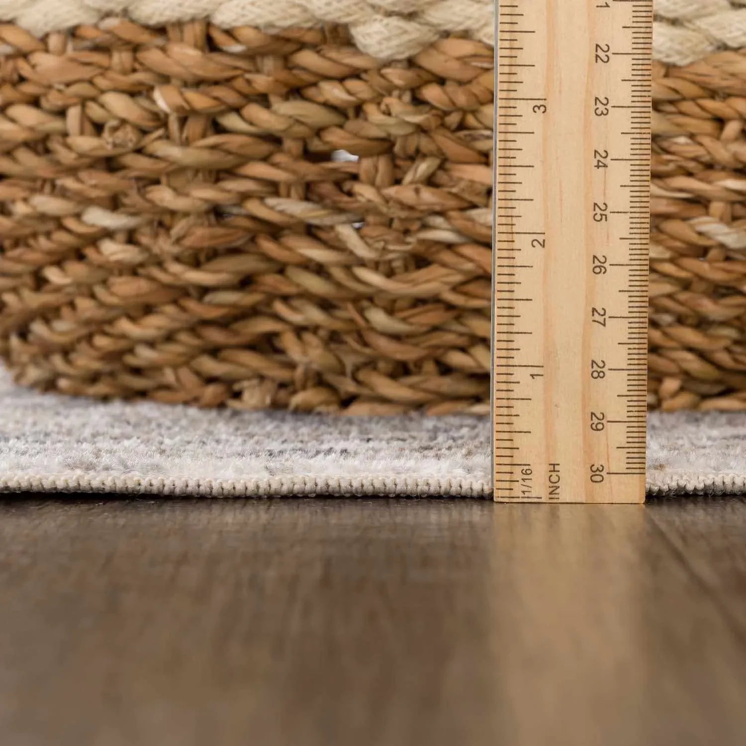 Rudo Beige Washable Area Rug - The Mayfair Hall