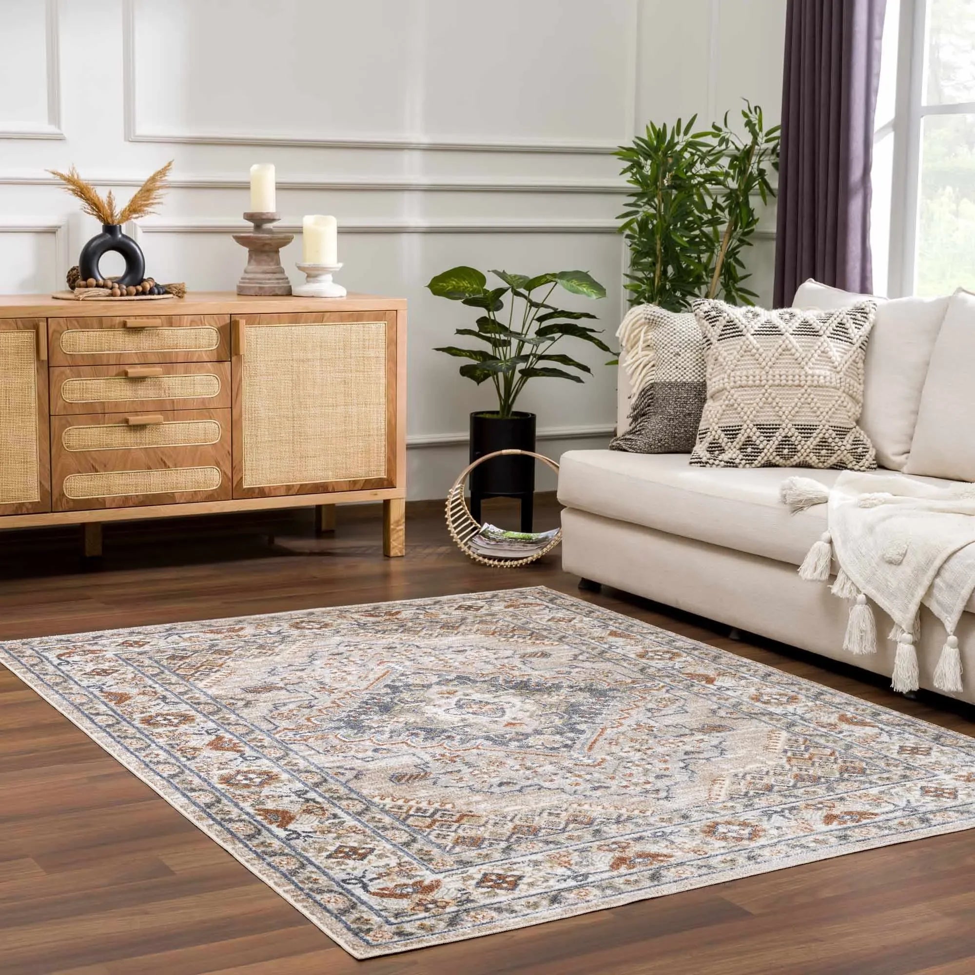 Erez Washable Area Rug - The Mayfair Hall