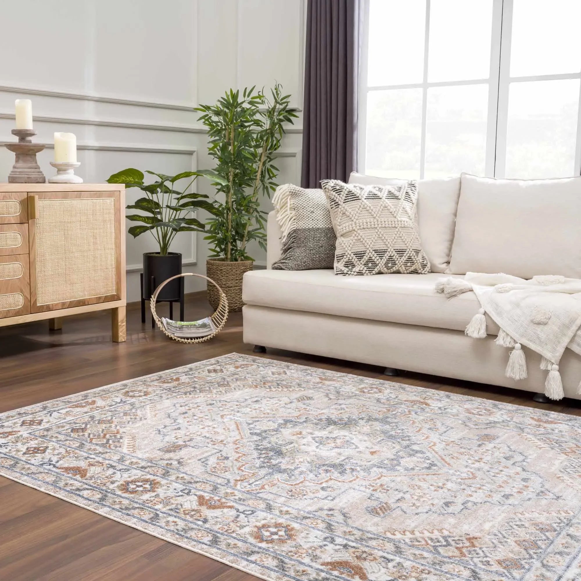 Erez Washable Area Rug - The Mayfair Hall