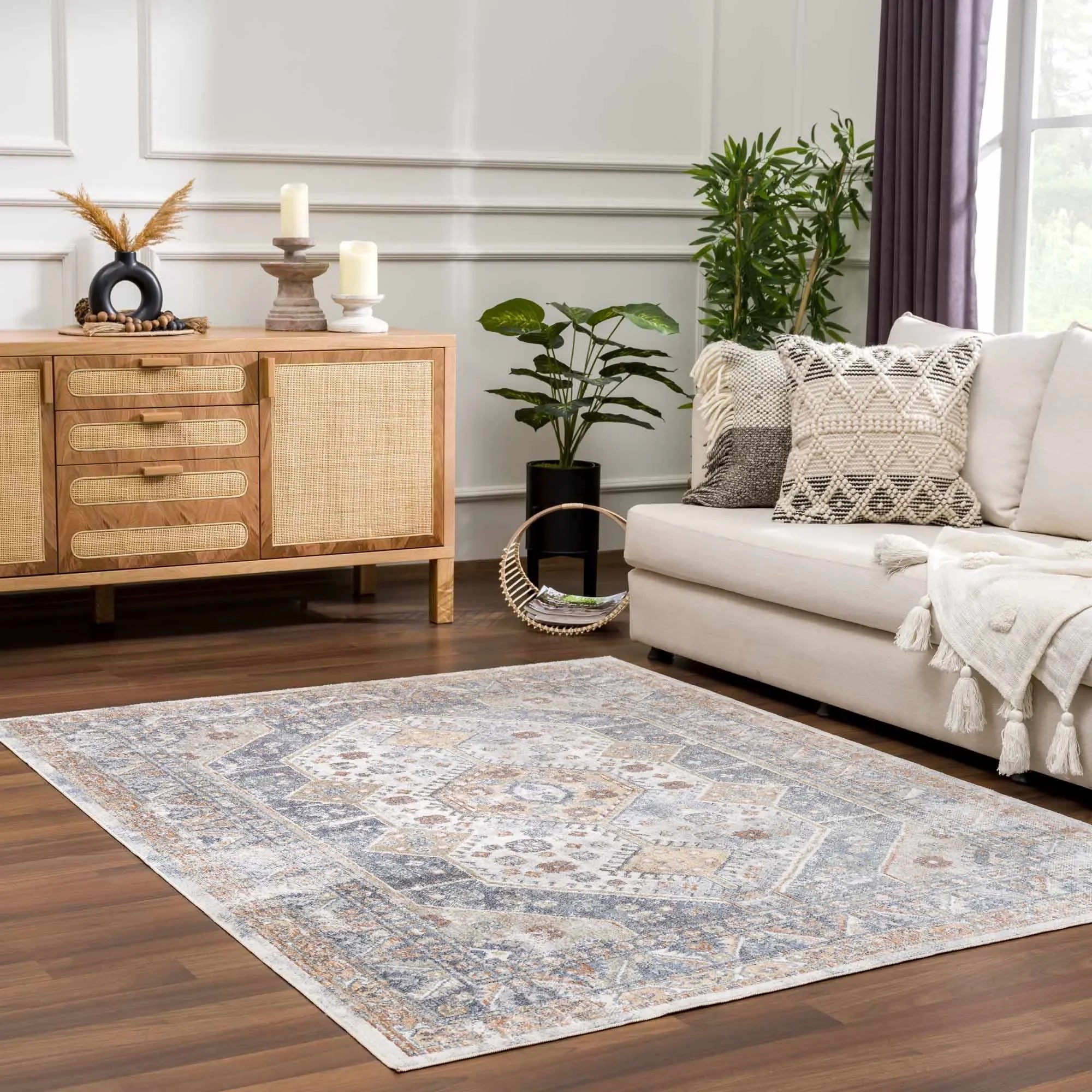 Afya Washable Area Rug - The Mayfair Hall