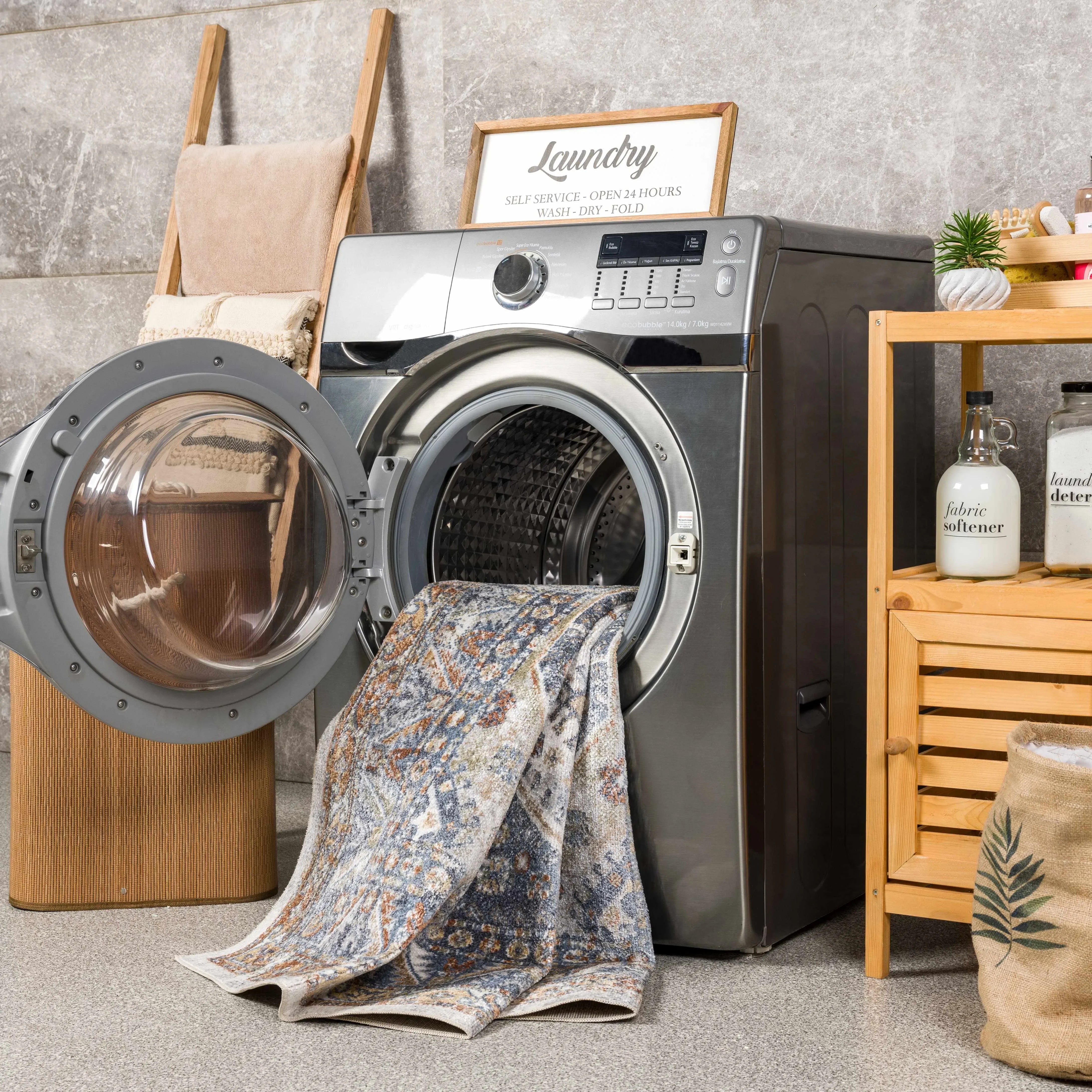 Afya Washable Area Rug - The Mayfair Hall