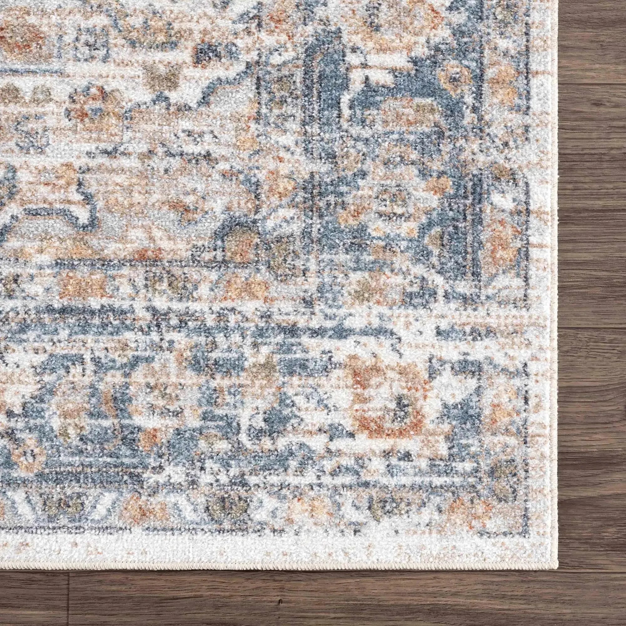 Ezri Cream Washable Area Rug - The Mayfair Hall