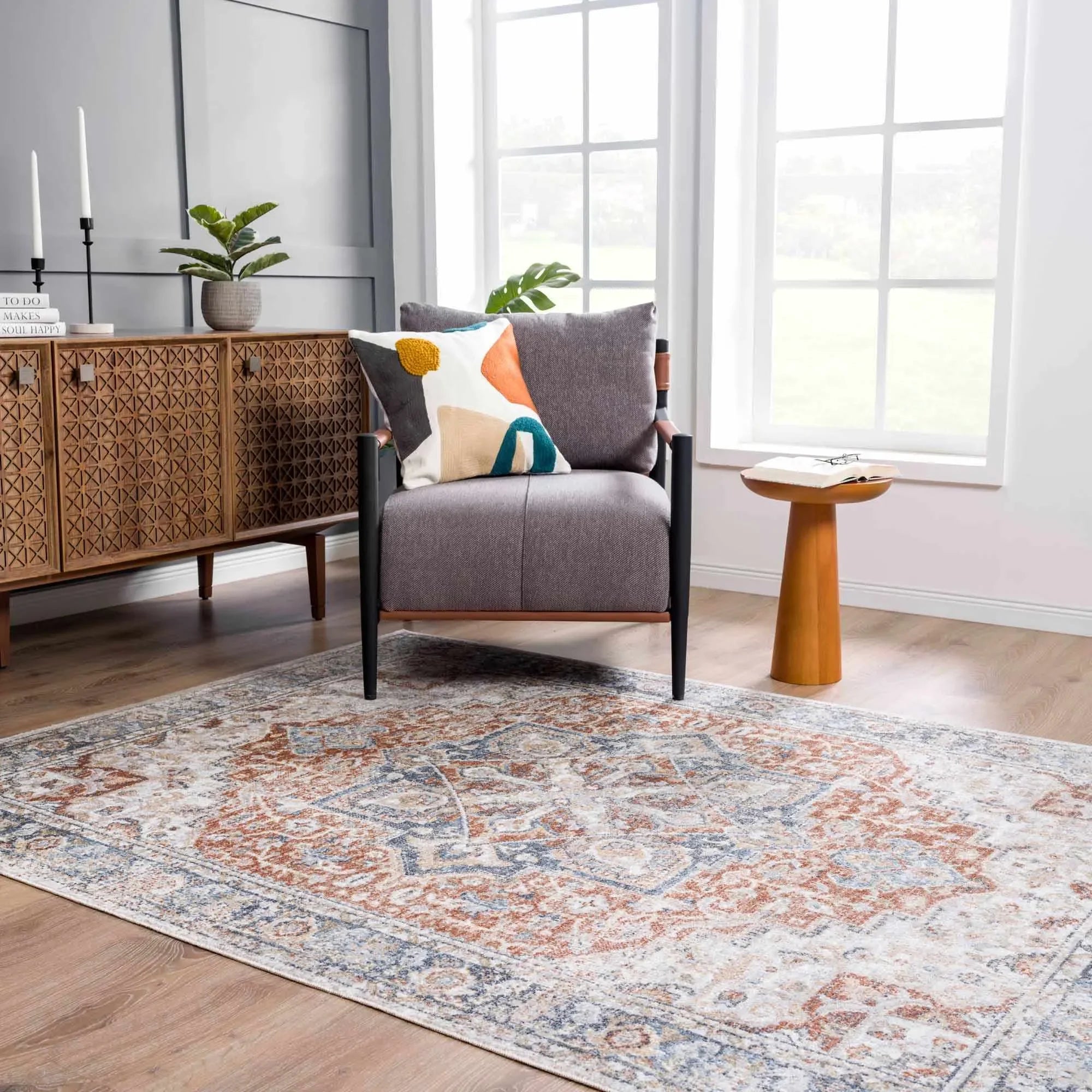 Neta Washable Area Rug - The Mayfair Hall