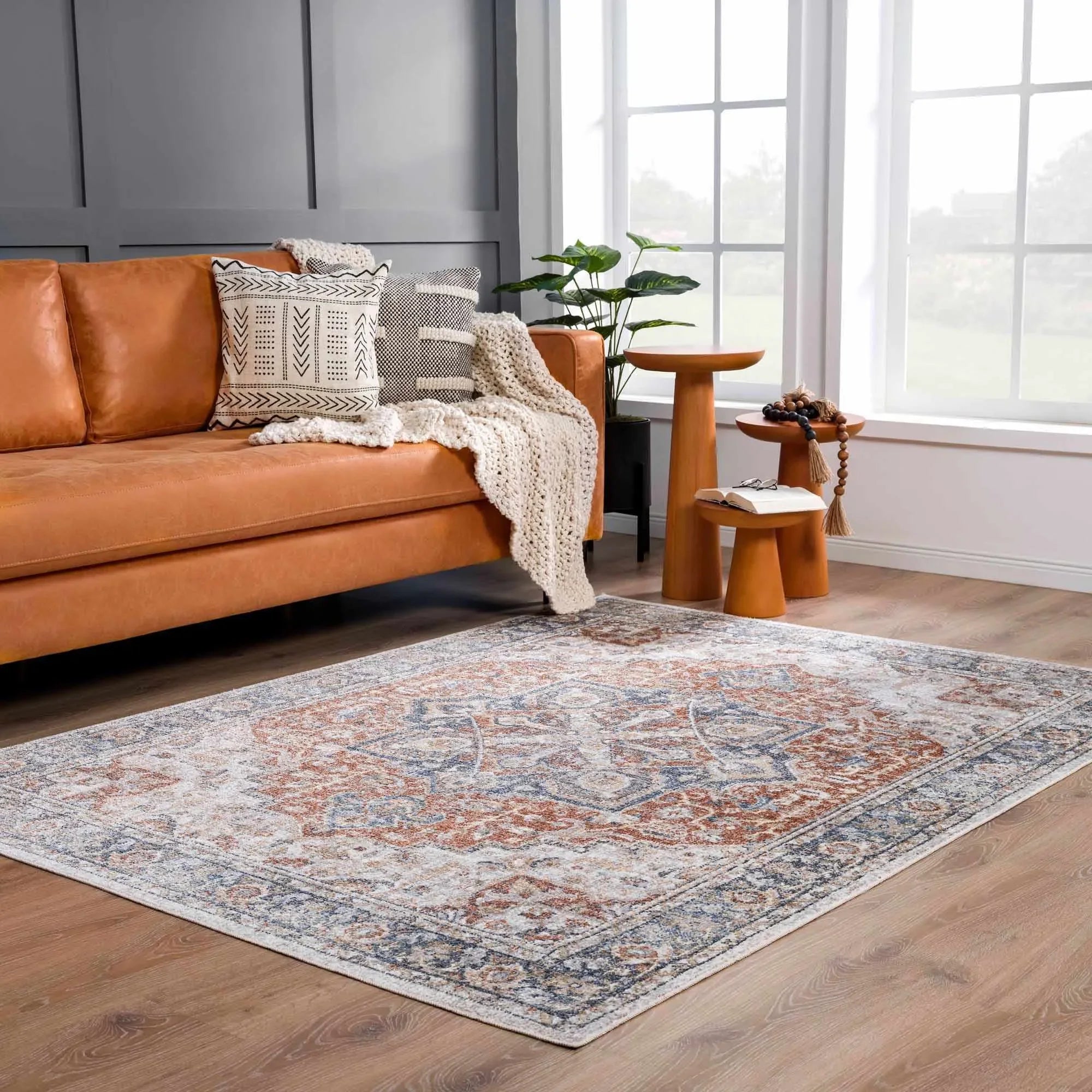 Neta Washable Area Rug - The Mayfair Hall