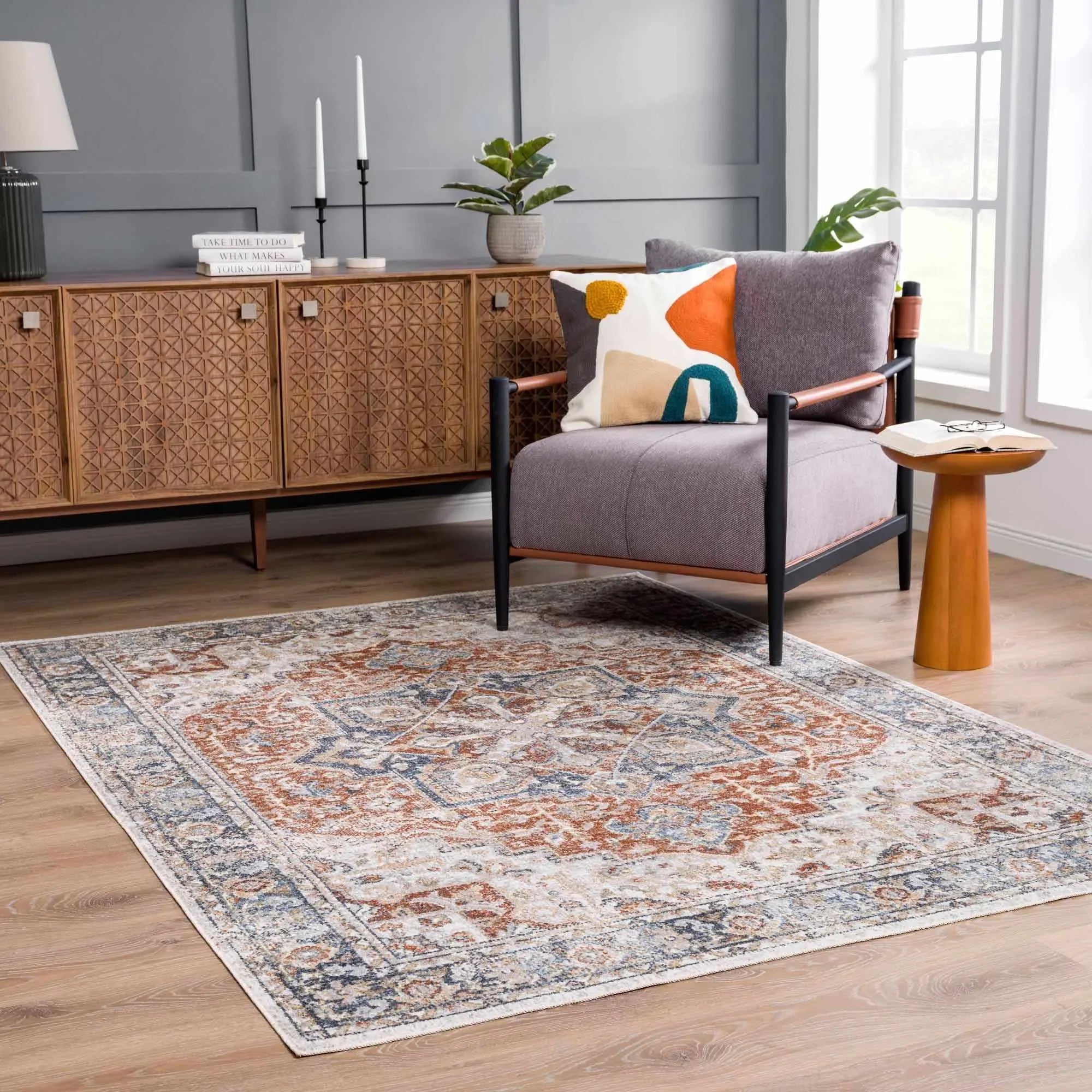 Neta Washable Area Rug - The Mayfair Hall