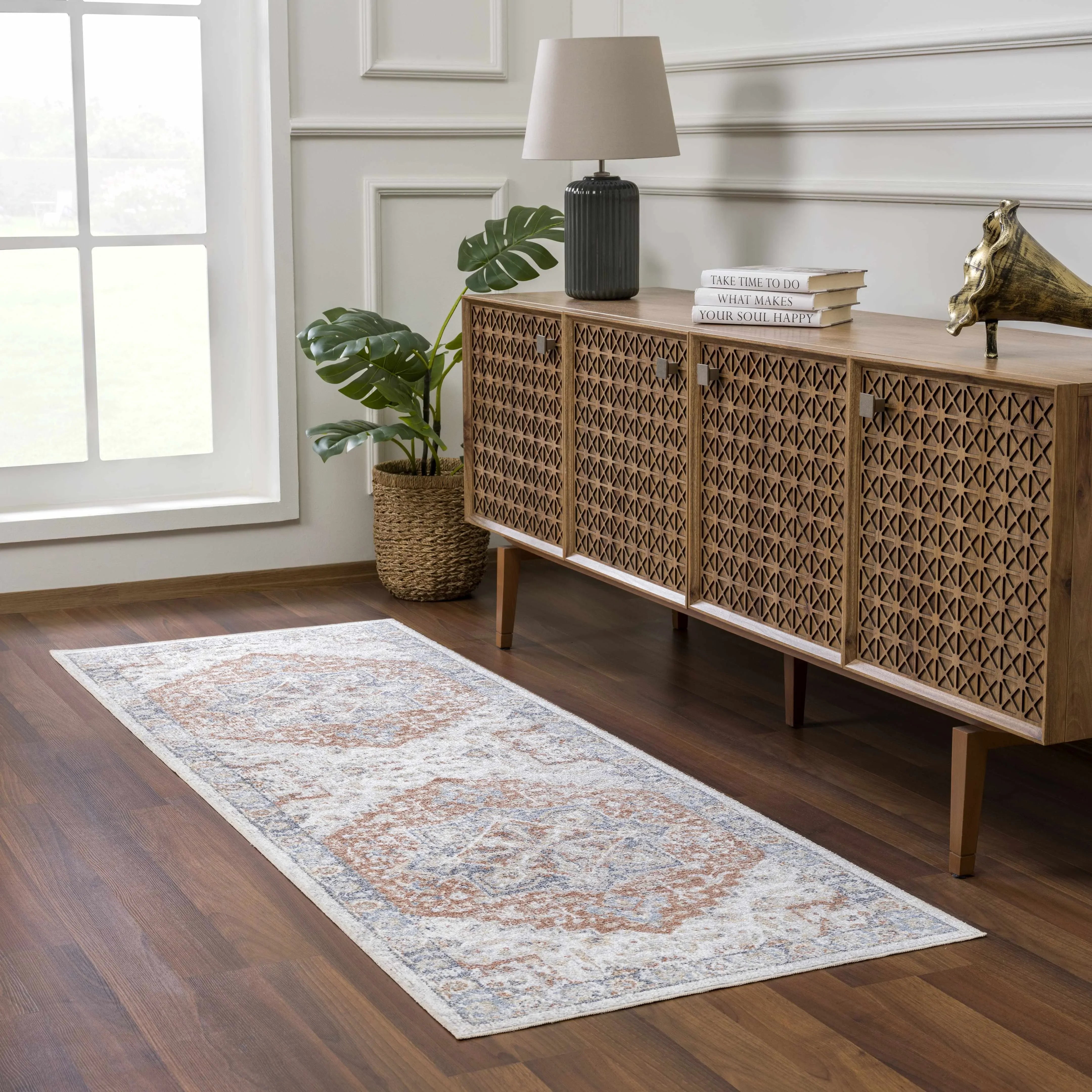 Neta Washable Area Rug - The Mayfair Hall
