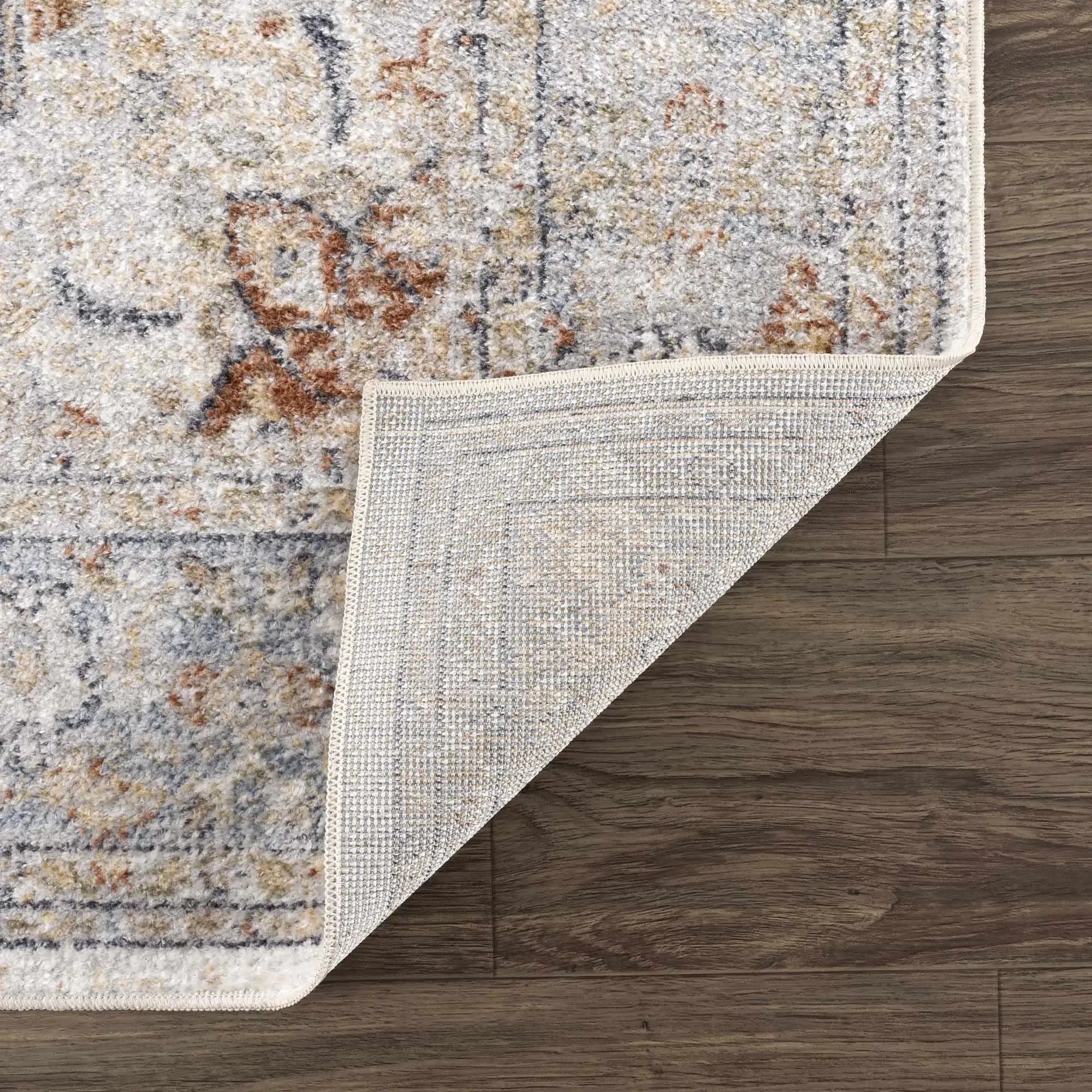 Emke Cream Washable Area Rug - The Mayfair Hall