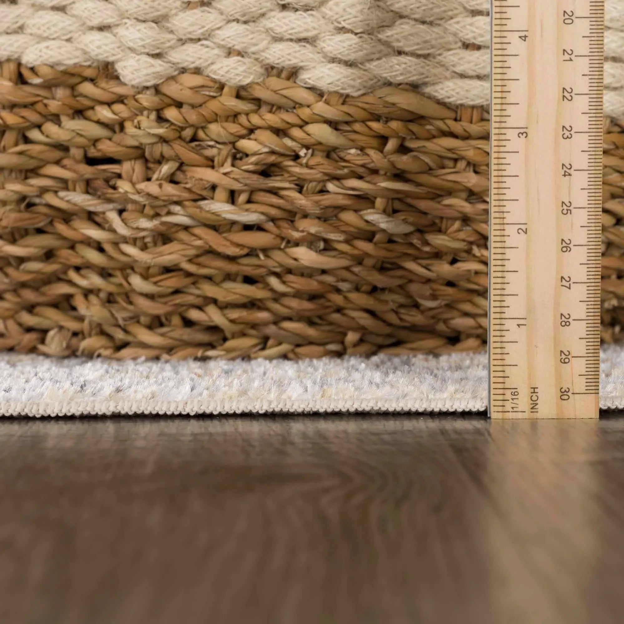 Emke Cream Washable Area Rug - The Mayfair Hall