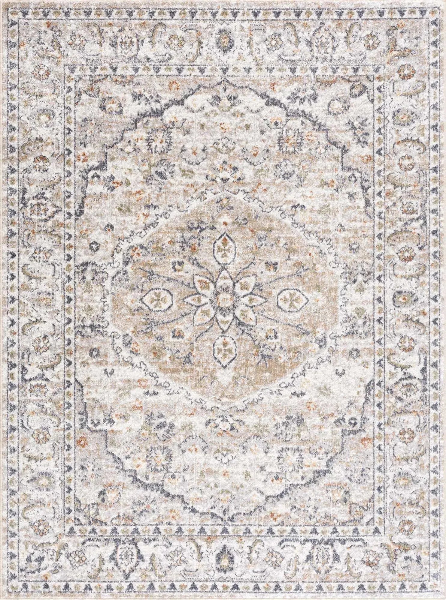 Hiti Cream Washable Performance Rug - The Mayfair Hall