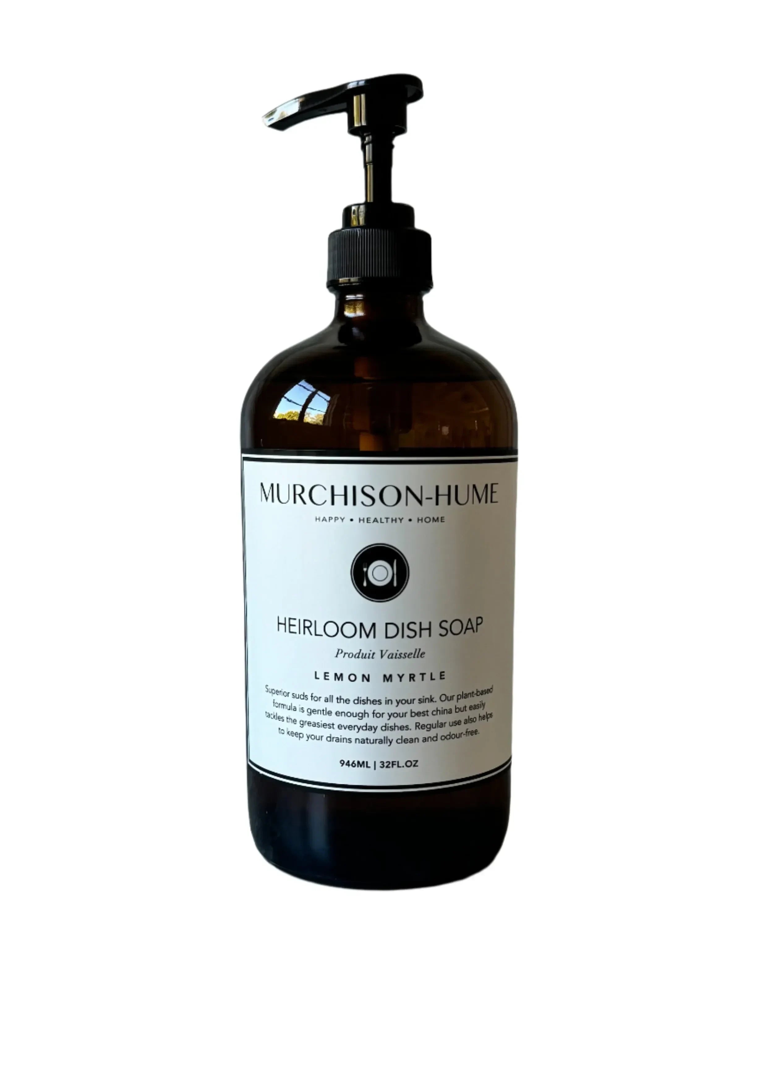 Heirloom Dish Soap in Amber Glass Bottle - The Mayfair Hall