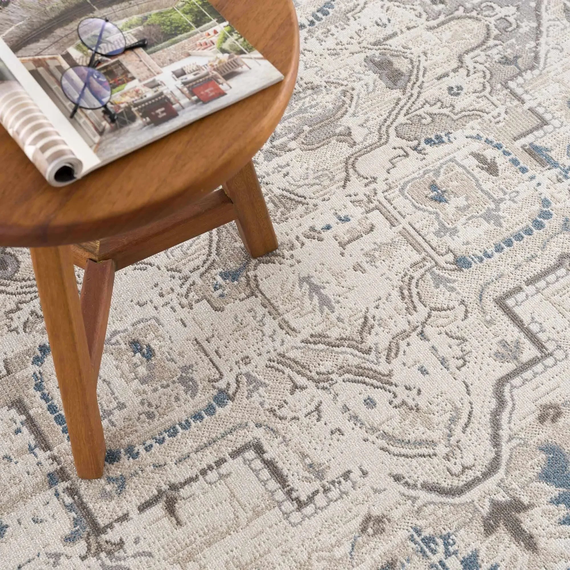Cabacungan Cream Washable Area Rug - Clearance - The Mayfair Hall