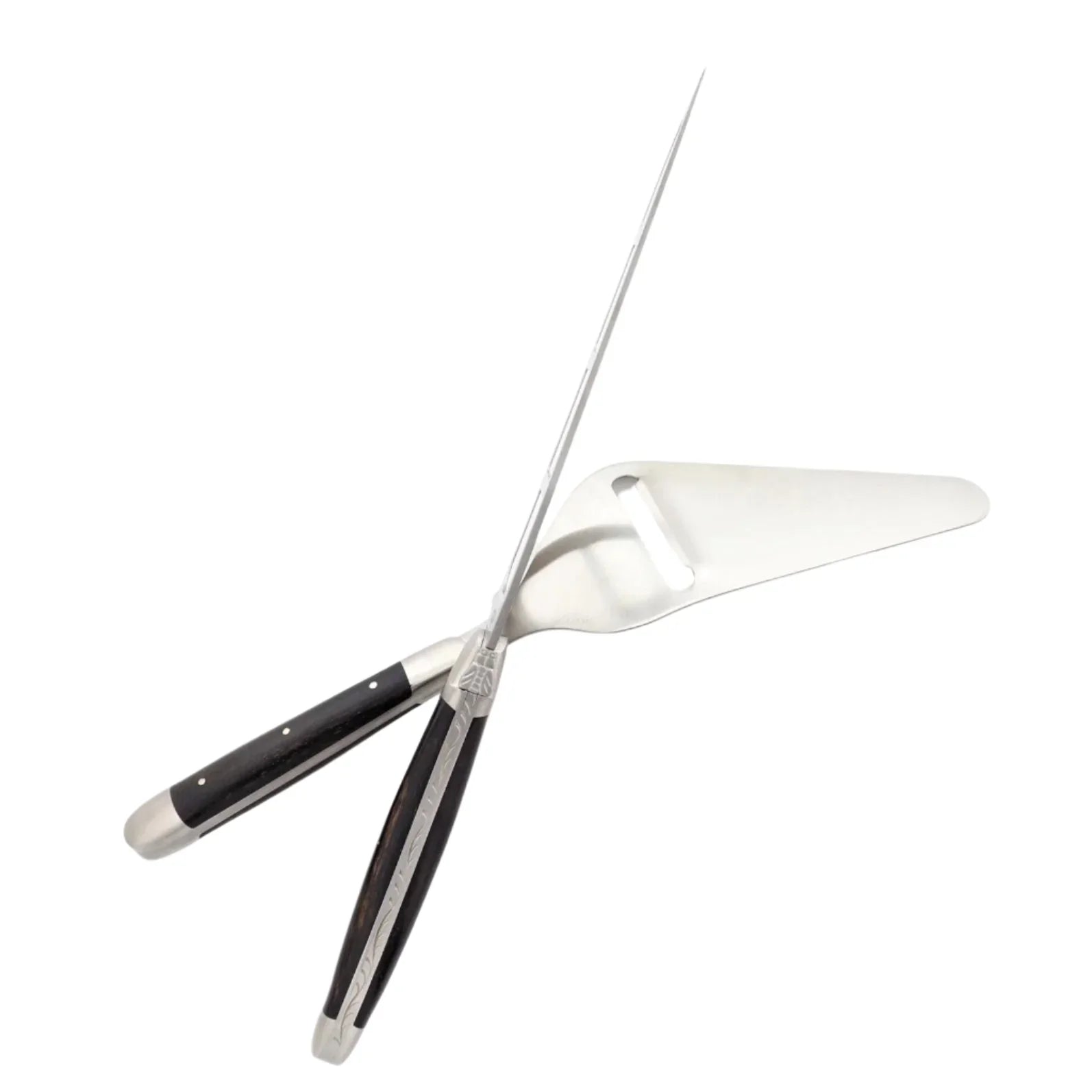 Laguiole Cheese Set "Barthélemy" - Ebony Handle - By Forge de Laguiole - The Mayfair Hall