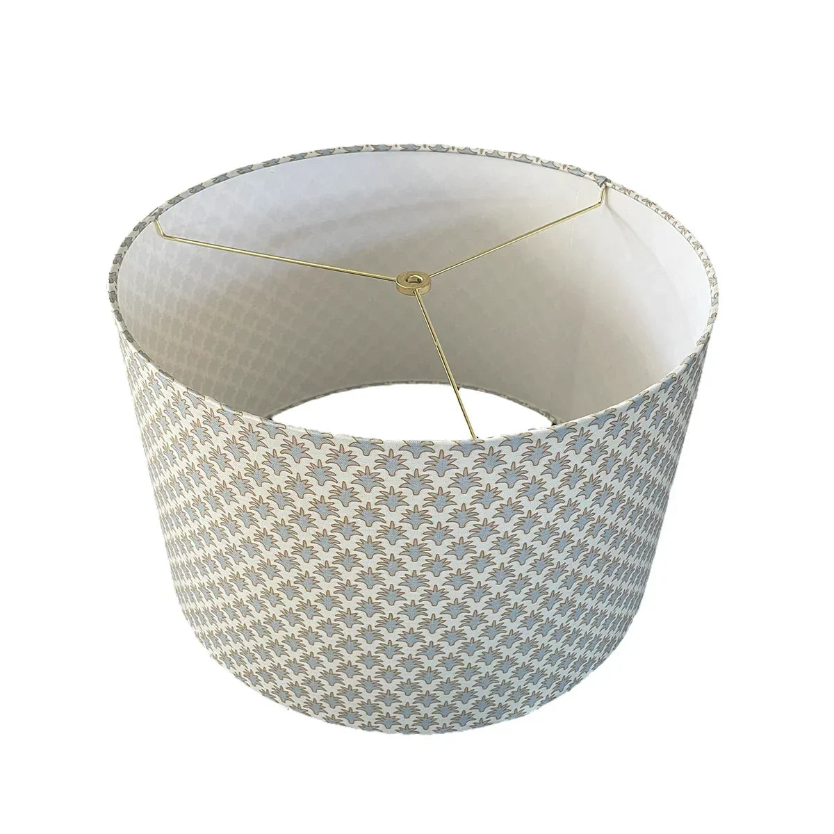 French Blue Lampshade in Whitney - The Mayfair Hall