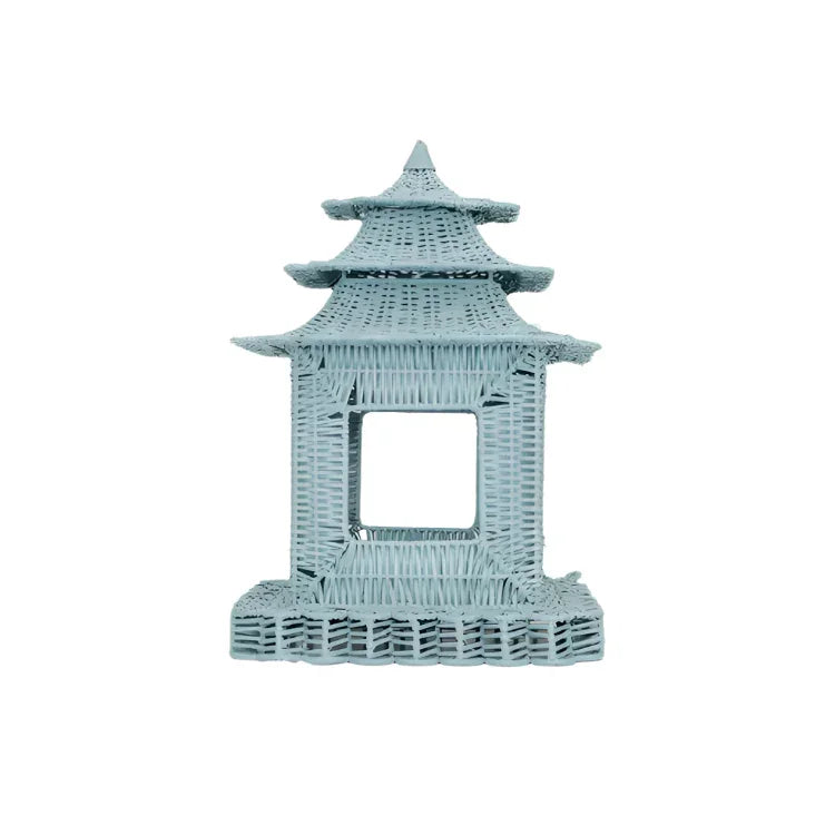 Pale Blue Scalloped Pagoda - The Mayfair Hall