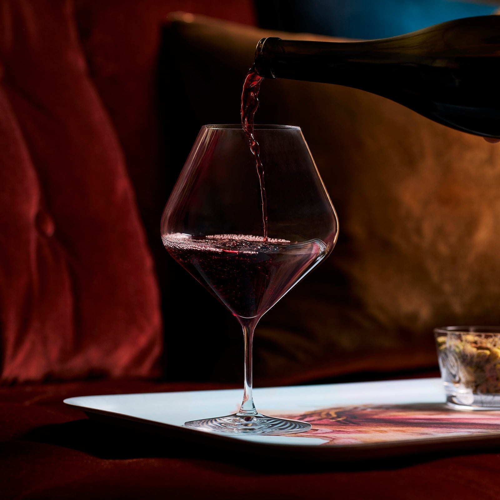 Library Red Wine Glasses, Set of 4