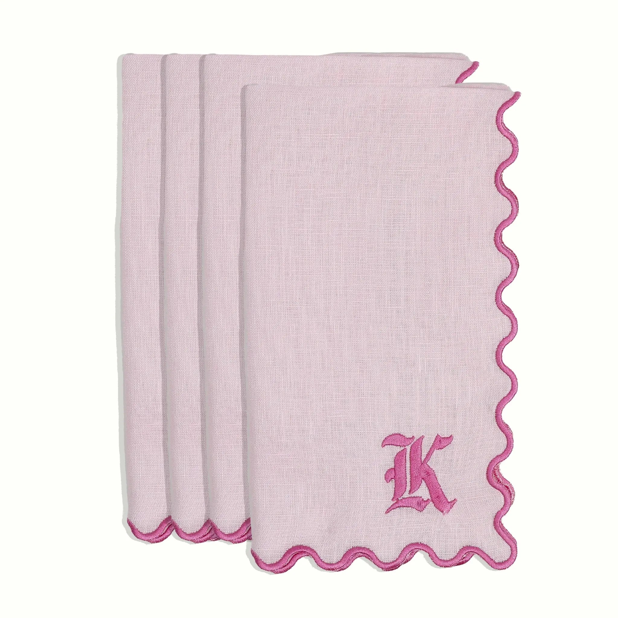 The Vivienne Dinner Napkins - Blush - The Mayfair Hall