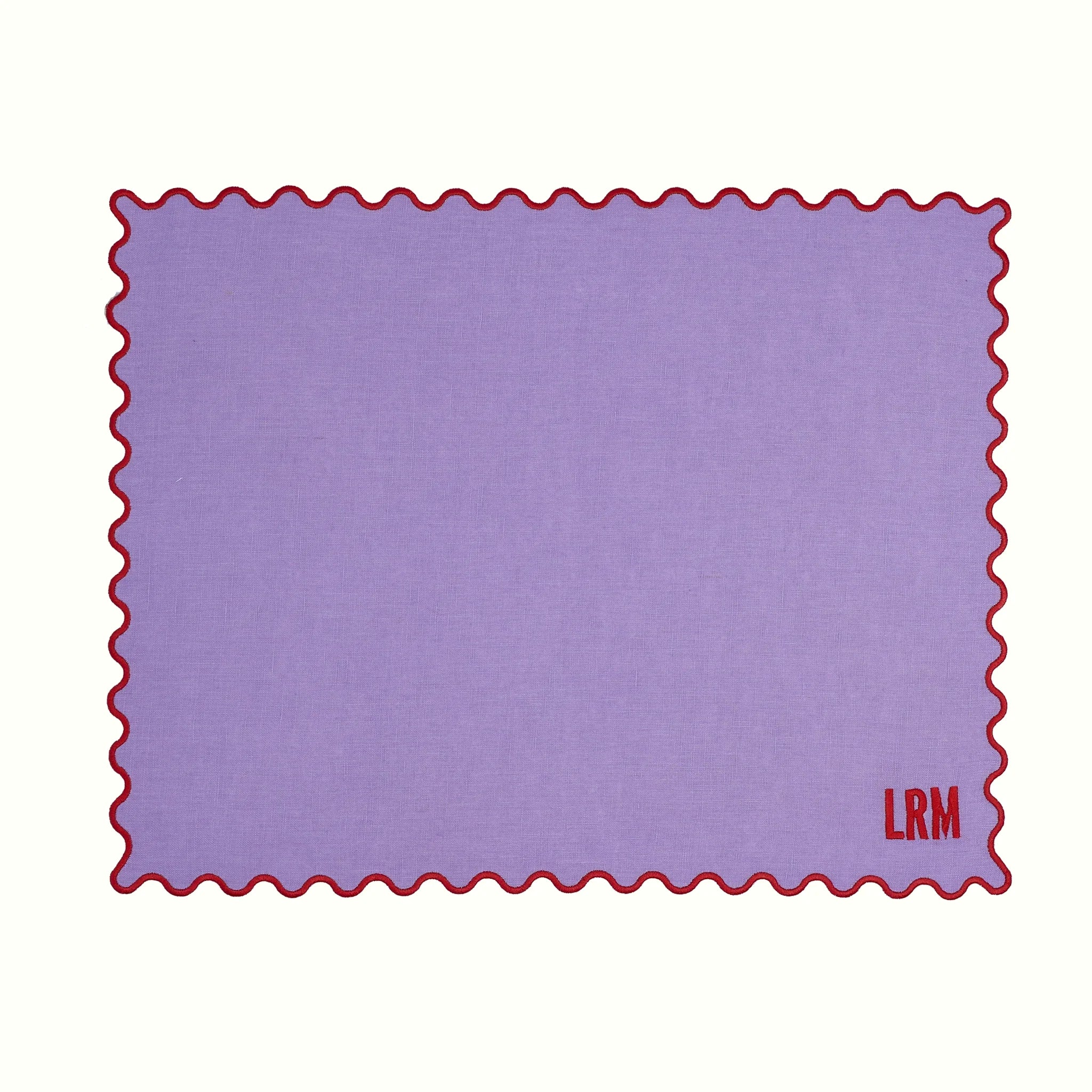 The Vivienne Linen Placemats - Lilac - The Mayfair Hall