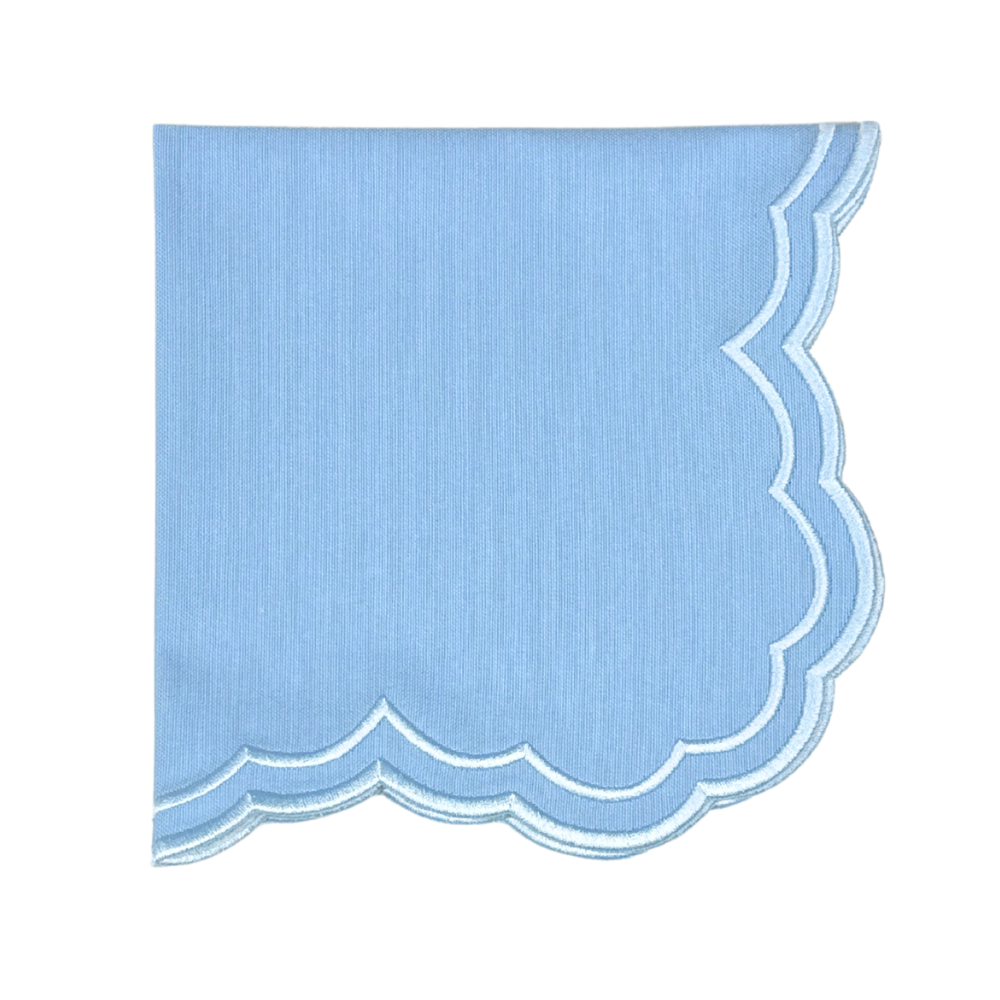 Lillian Napkin - Blue & Blue (Set of 4)