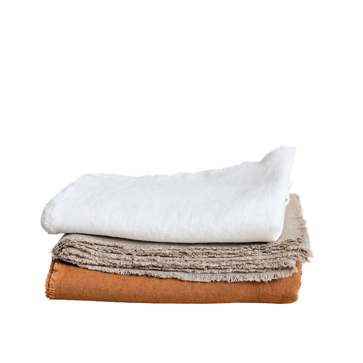 Fringed Linen Tablecloth