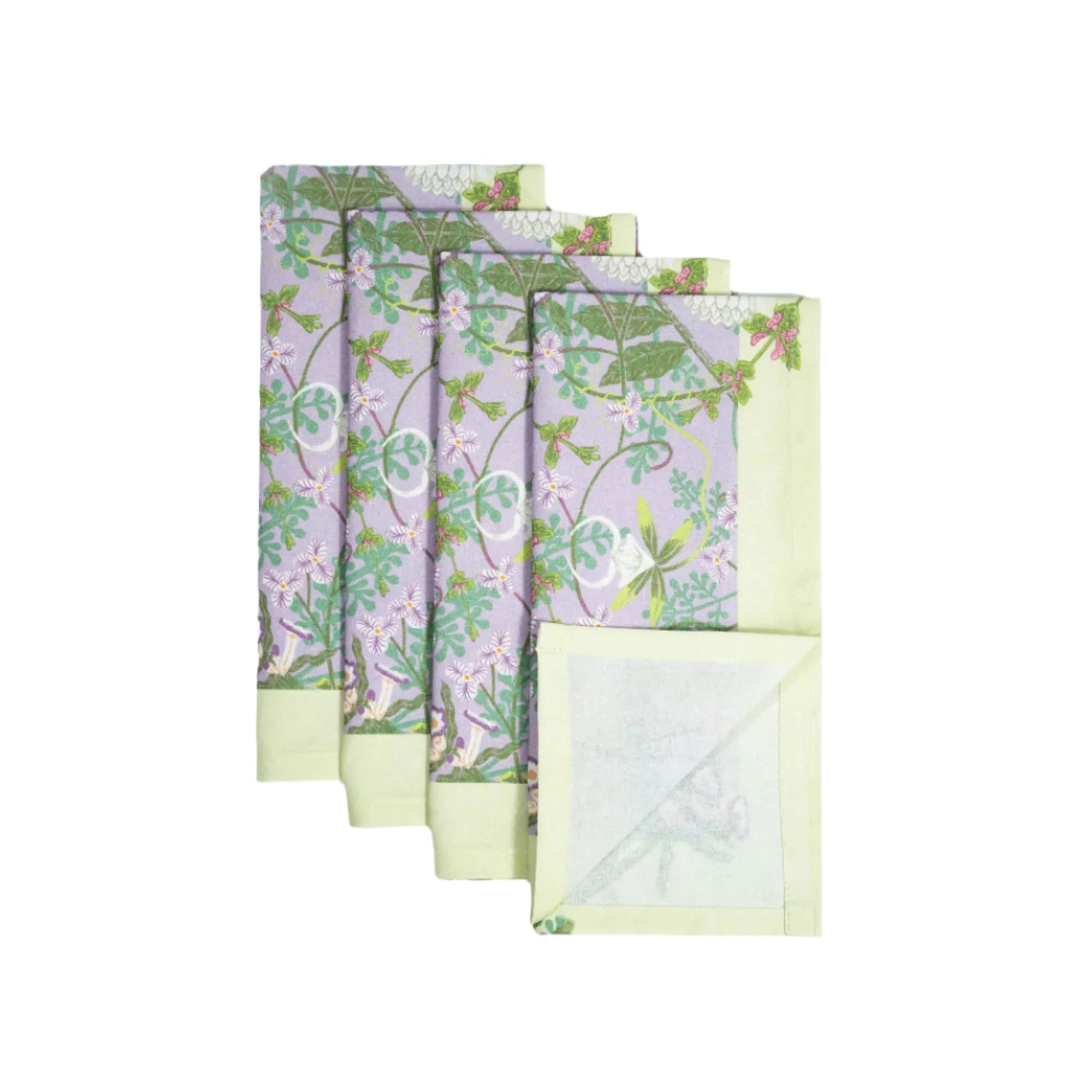 Coquette Lovescape Dinner Napkins - Set of Four - The Mayfair Hall