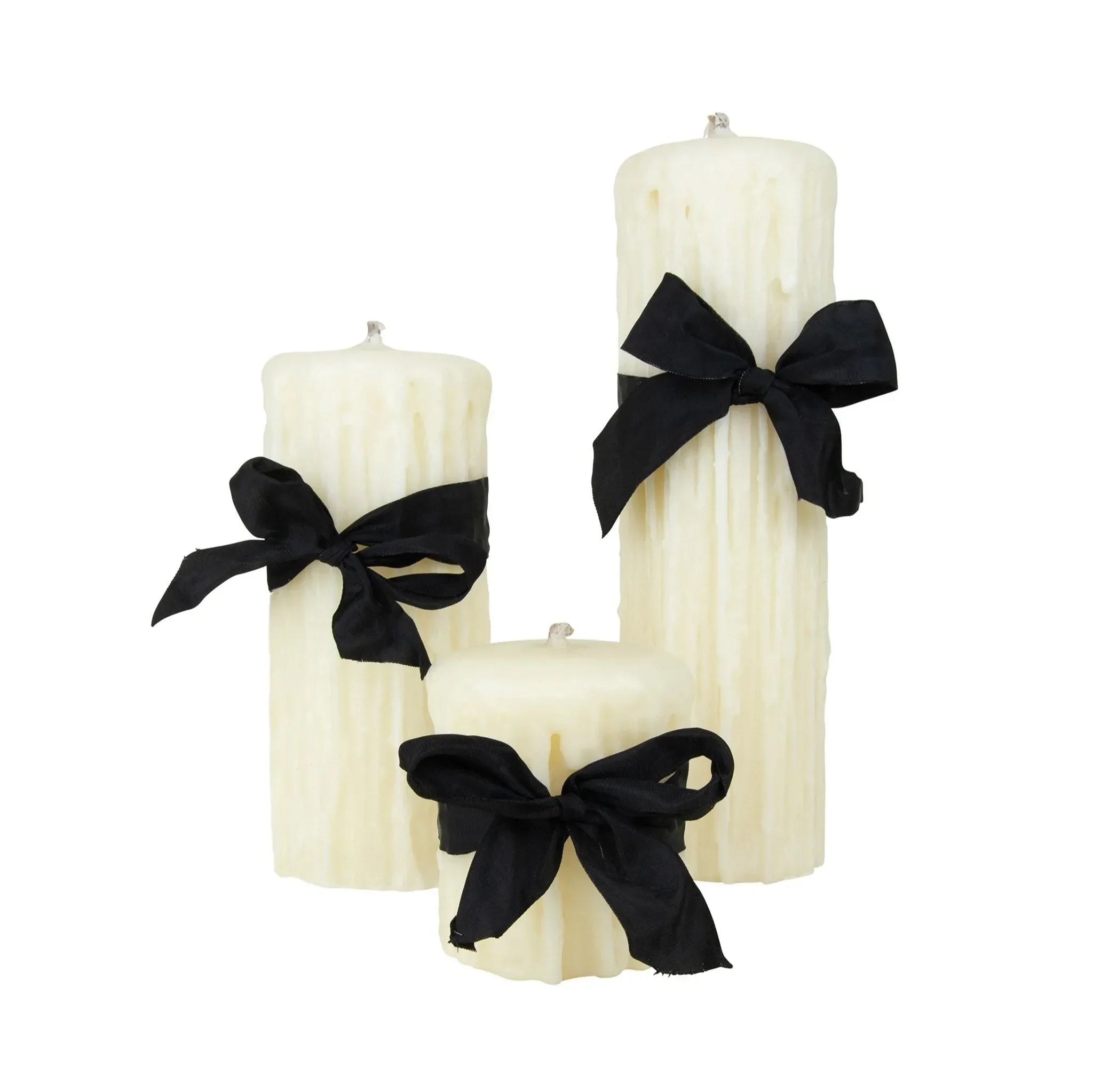 Beeswax Drip Pillar Candle - The Mayfair Hall