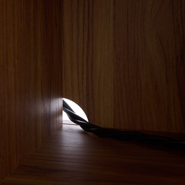 Brey 2 Door Compact Sideboard in Walnut