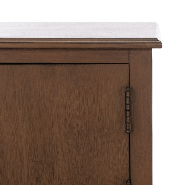 Ozark 2 Door & 1 Shelf Media Stand in Brown