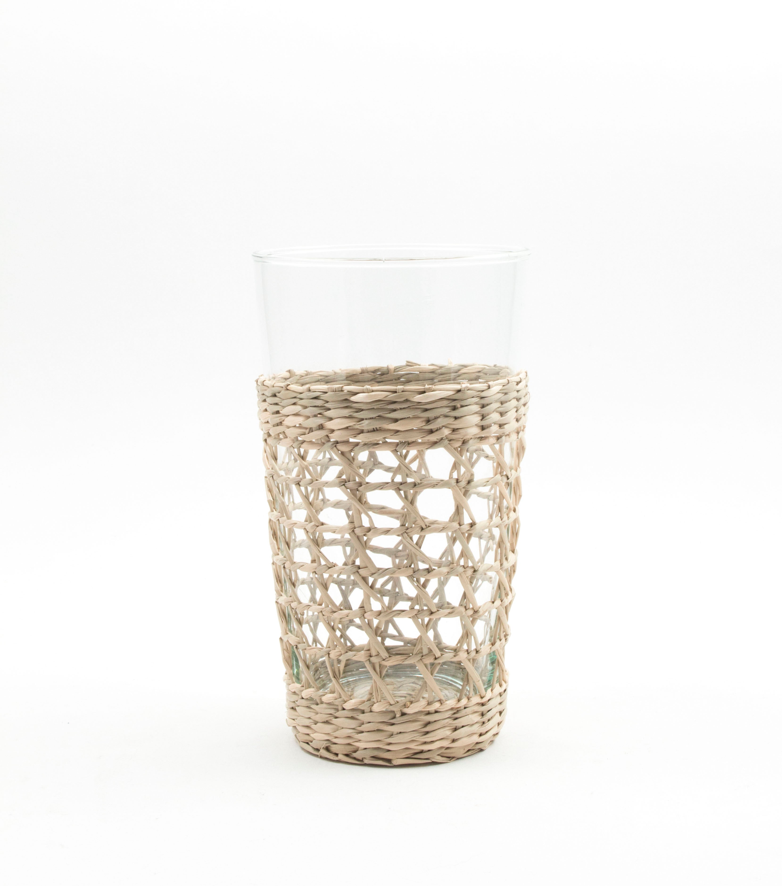 Seagrass Cage Highball Glass