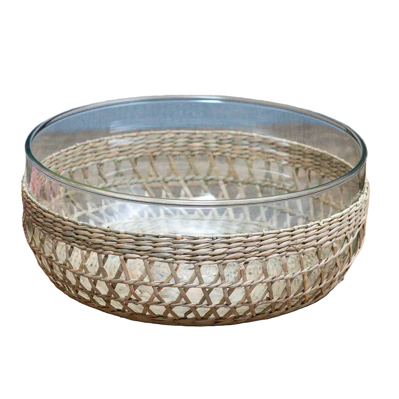 Seagrass Cage Serving Bowl — Extra Large