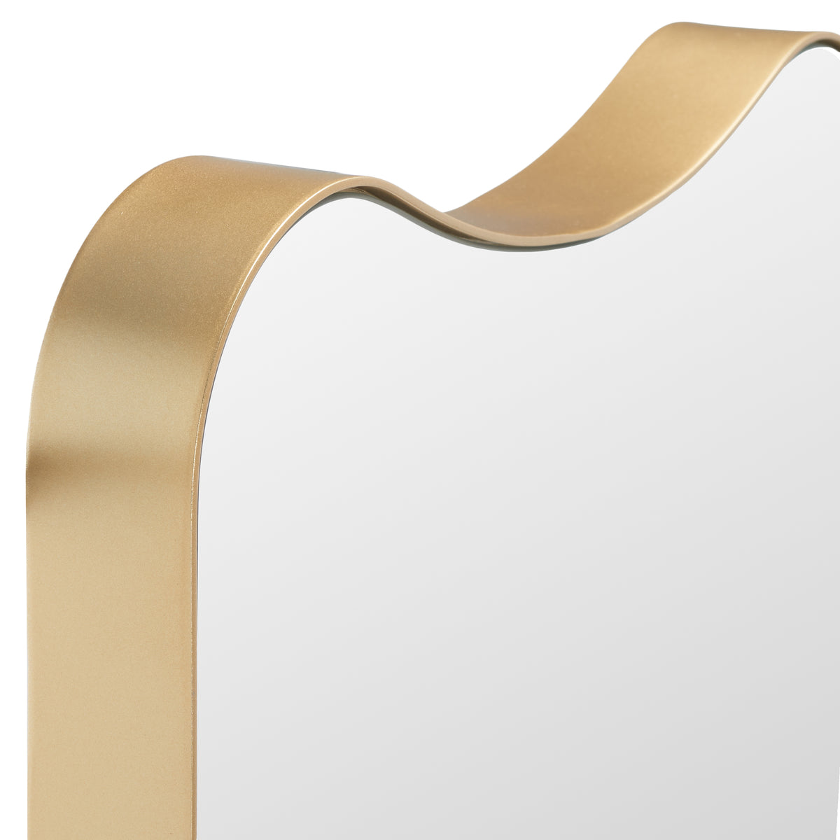 Hyla Iron Mirror in Gold — 14″