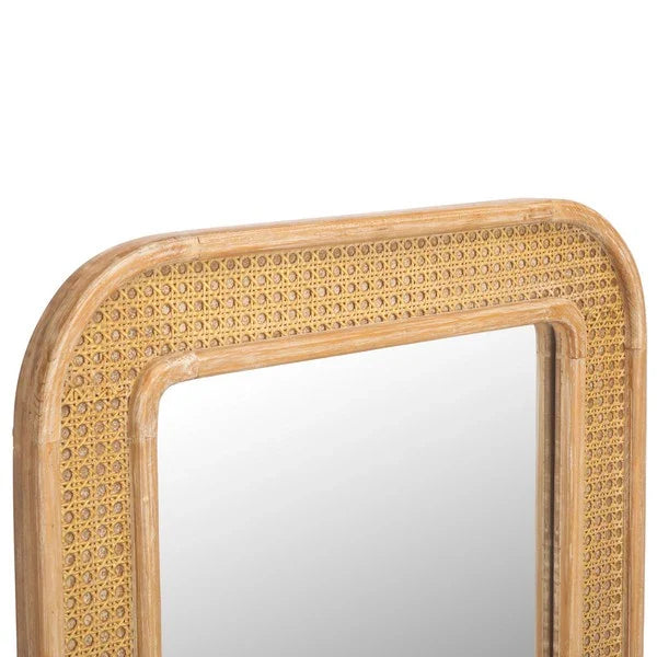 Alessa Wood Mirror in Natural