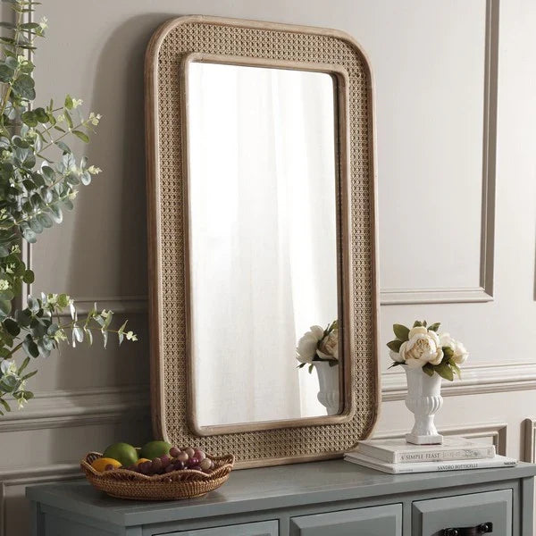 Alessa Wood Mirror in Natural