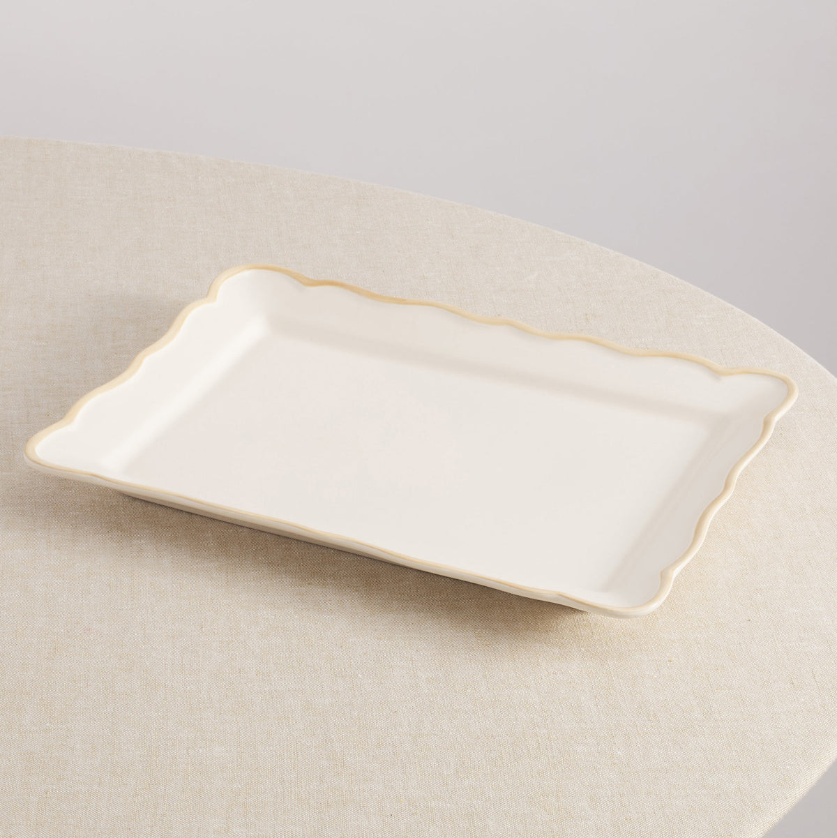 Colette Earthenware Rectangular Serving Platter by Maison Madison Home