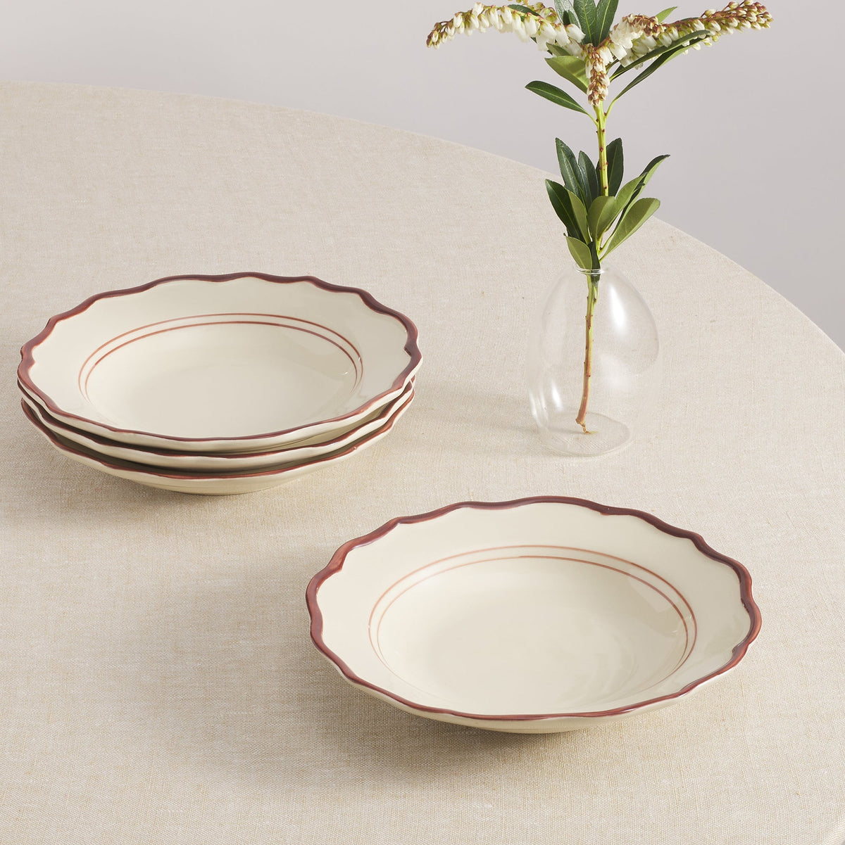 Darlene Stoneware Pasta Bowls by Maison Madison Home — Set of 4