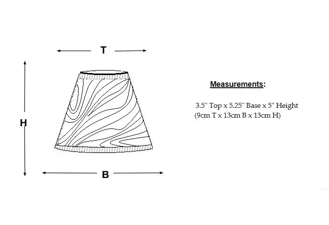 Small Marble Shade Cover in Ivory (with Gold trim) - The Mayfair Hall