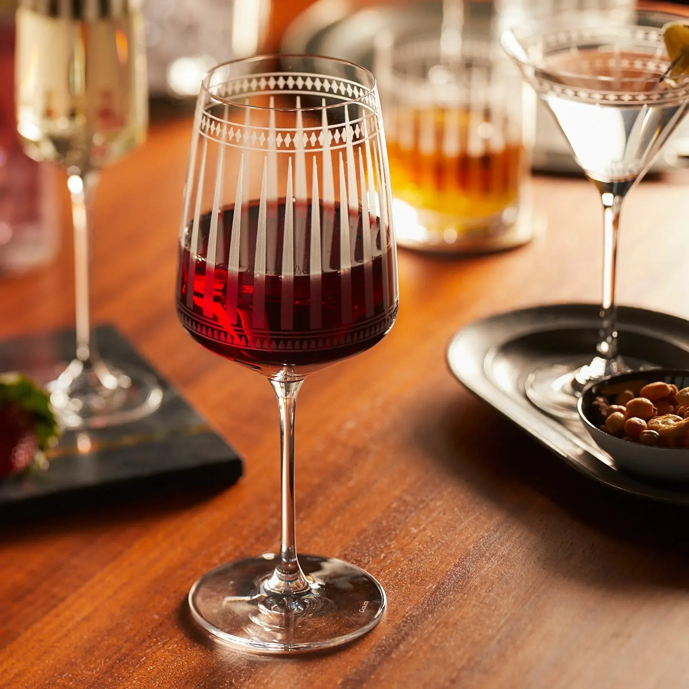 Marrakech Red Wine Glasses (Set of 2) - The Mayfair Hall