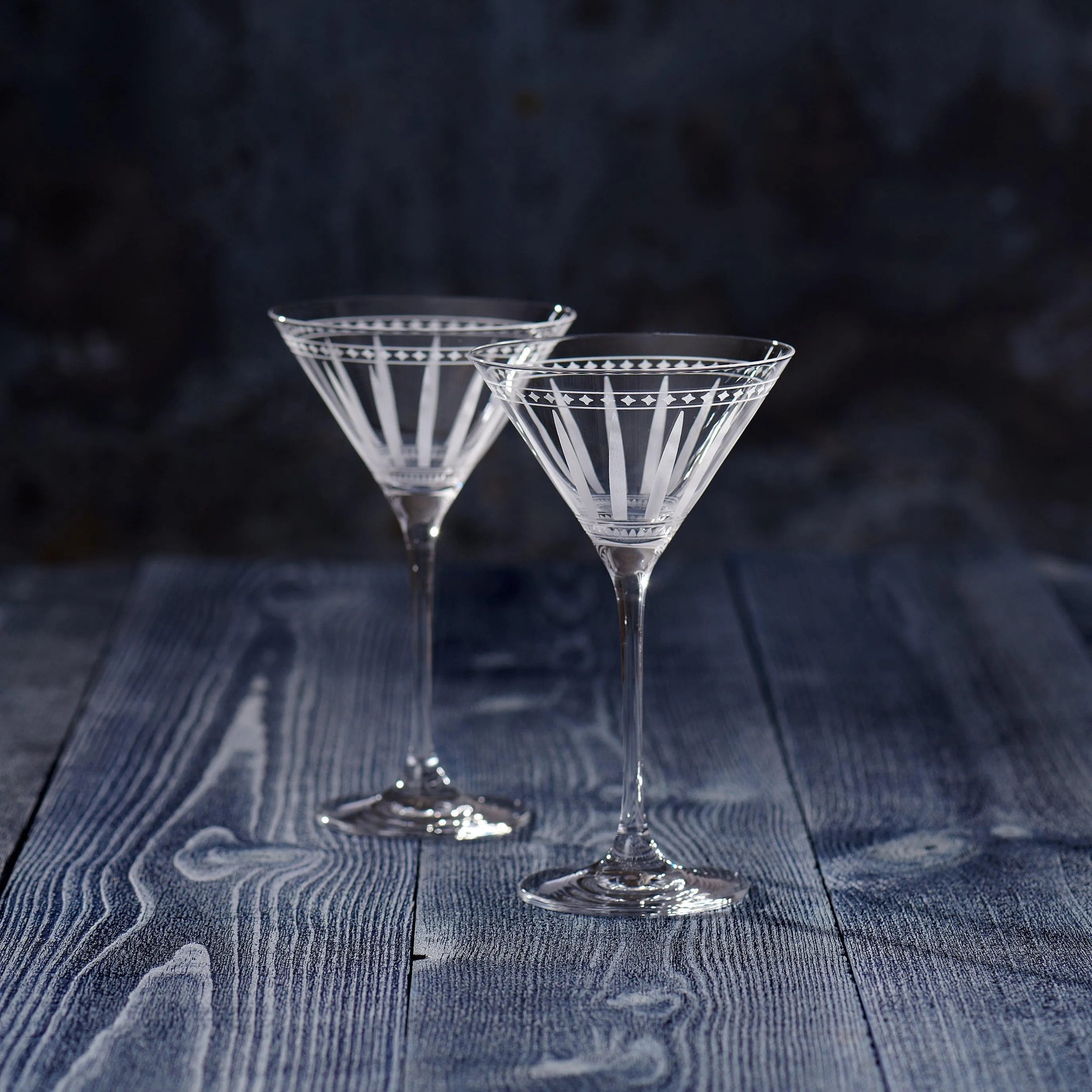 Caskata Wholesale Marrakech Martini Glasses, Set of 2