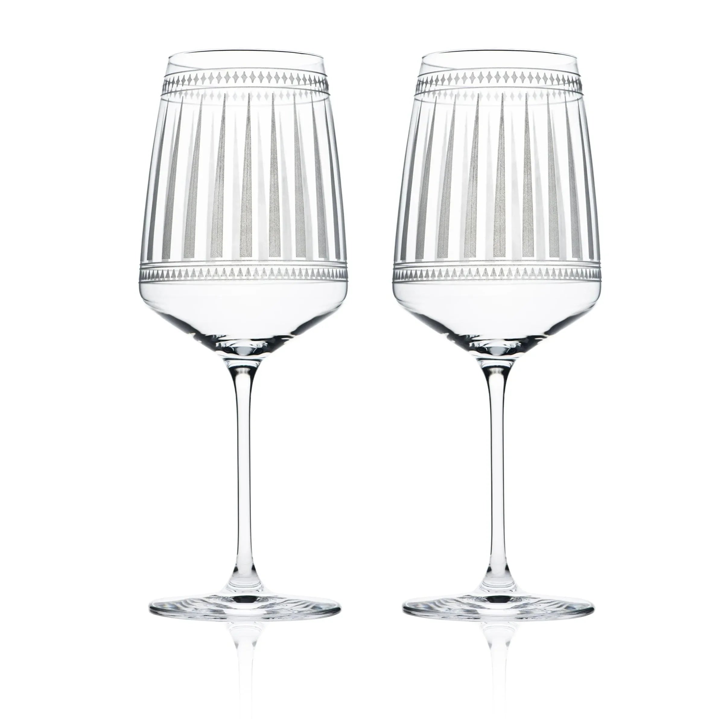 Marrakech White Wine Glasses 12 Oz. (Set of 2) - The Mayfair Hall
