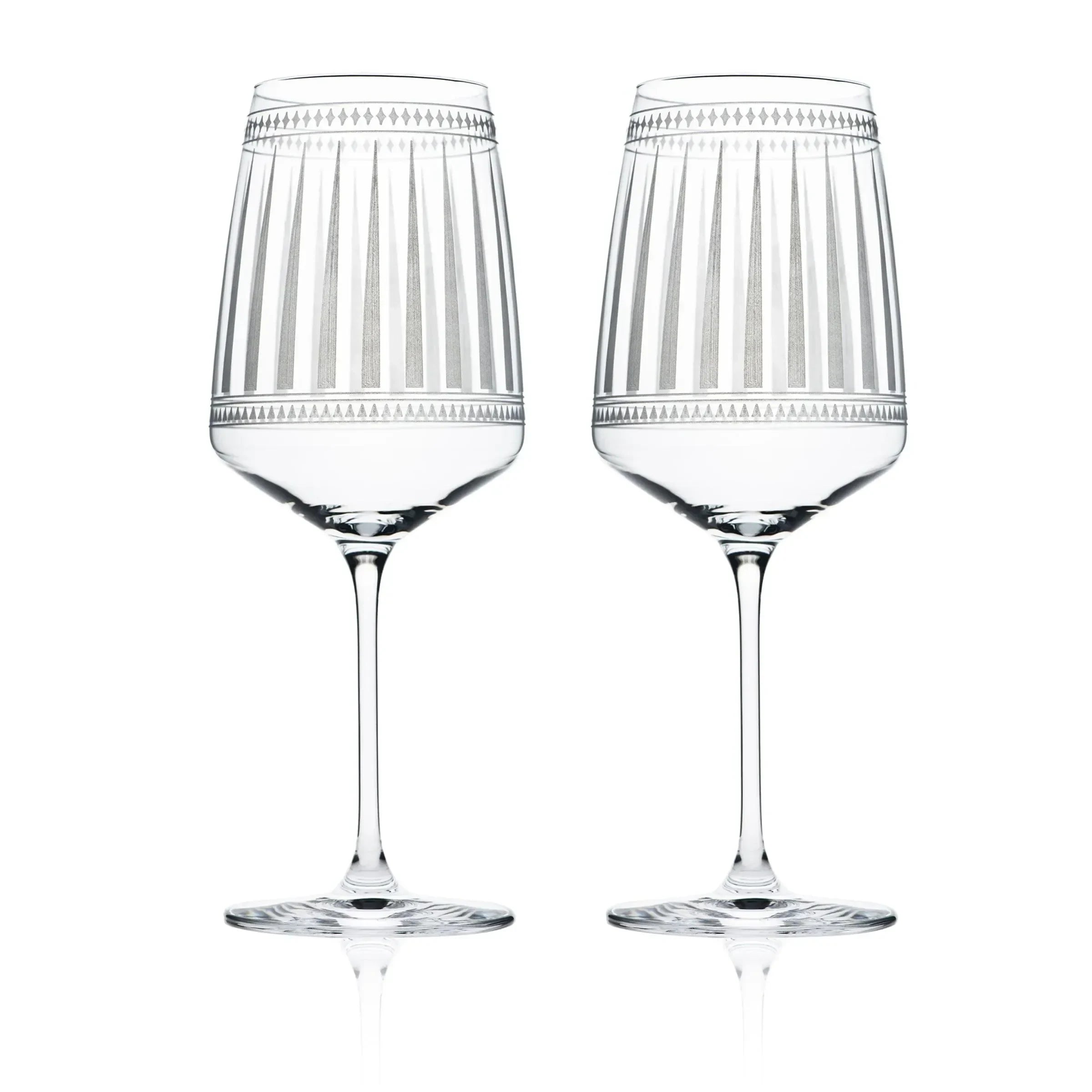 Marrakech White Wine Glasses 12 Oz. (Set of 2) - The Mayfair Hall