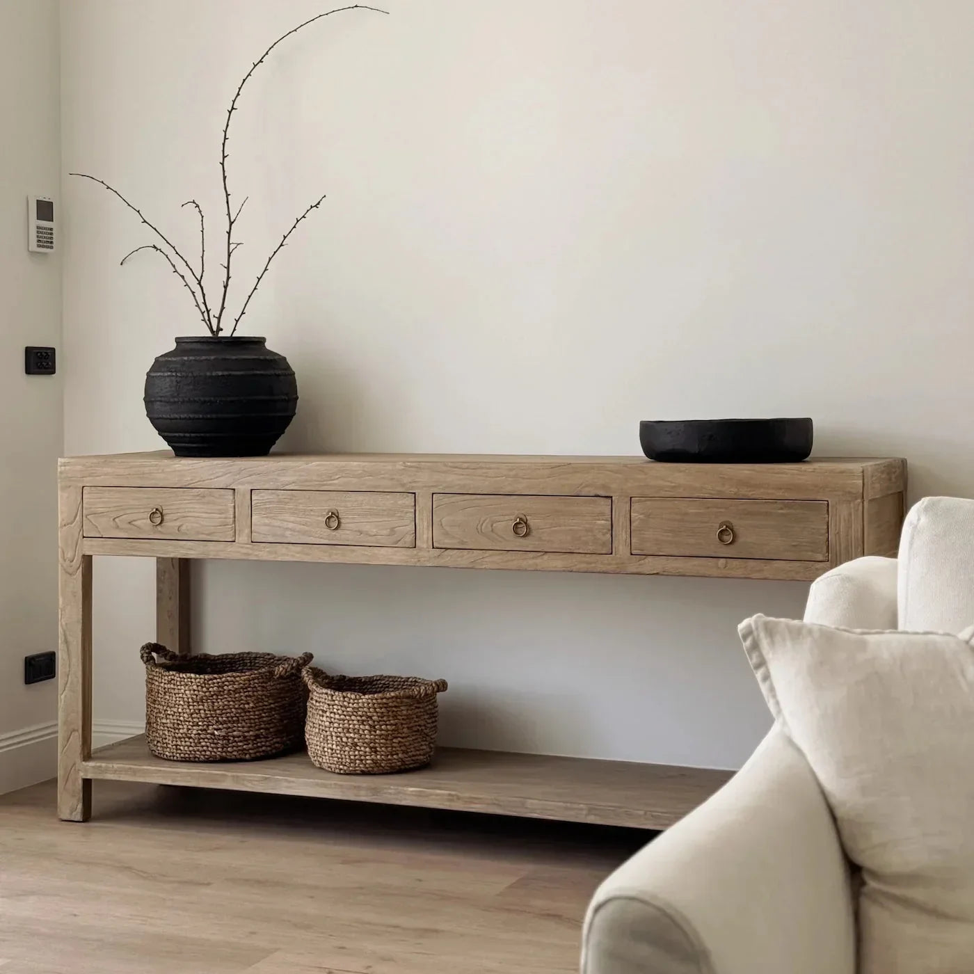 Mason Elm Console Table - The Mayfair Hall