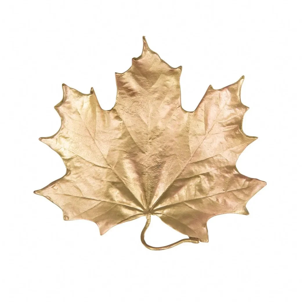 Maple Leaf Dish in Gold - The Mayfair Hall