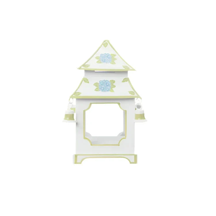 New Hydrangea Leaf Pagoda Lantern (Green) - The Mayfair Hall