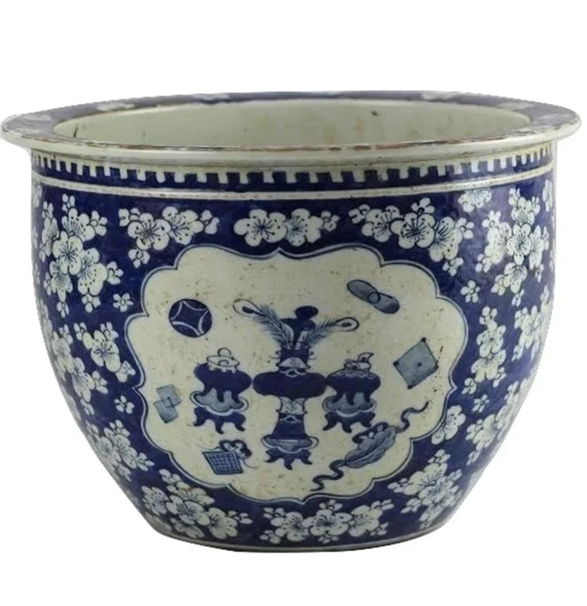 Round Figurine Cherry Blossom Fishbowl - The Mayfair Hall