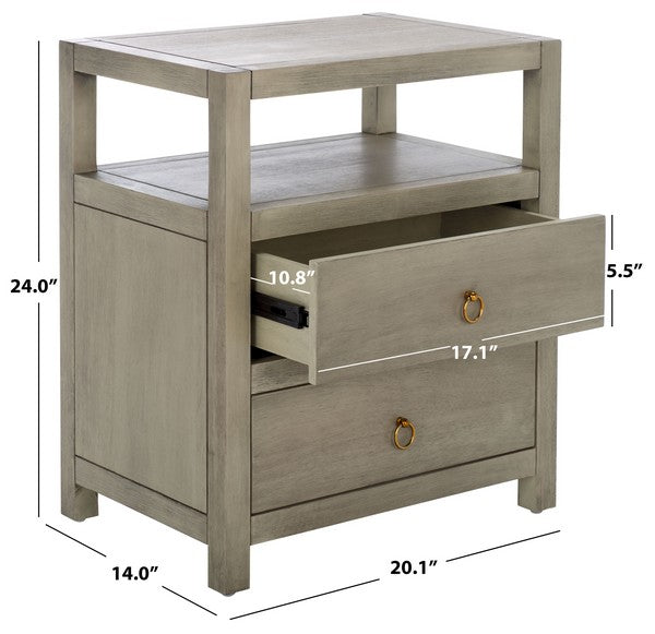 Amisa Nightstand in Natural