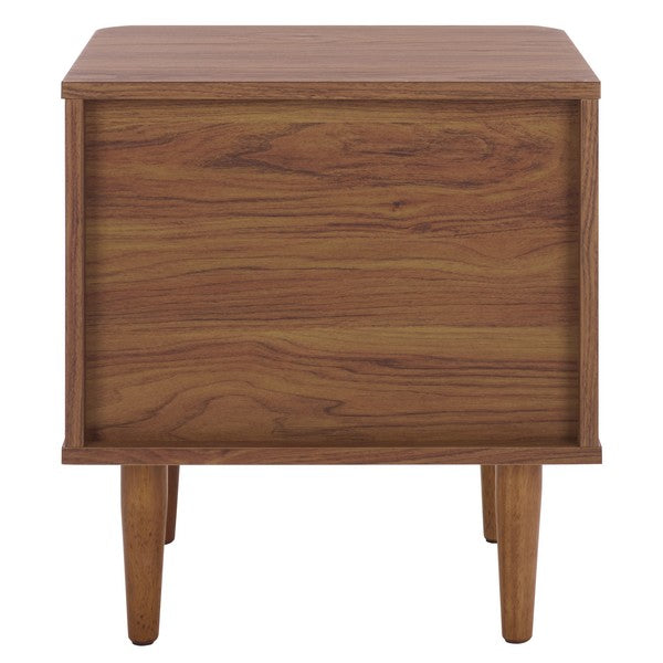 Brey 2 Drawer Nightstand in Walnut