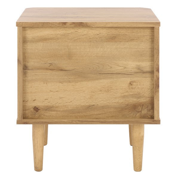 Brey 2 Drawer Nightstand in Oak